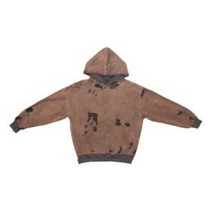 Heavyweight French Terry Hoodie in Brown