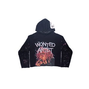 Heavyweight French Terry Hoodie in Black