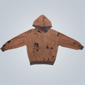 Heavyweight French Terry Hoodie in Brown