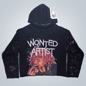 Heavyweight French Terry Hoodie in Black